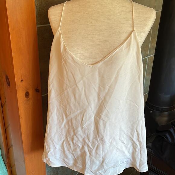 J.Crew 100% silk Camisole Vneck Elevated Basics Office Holiday Old Money 16 Tall - Picture 3 of 7